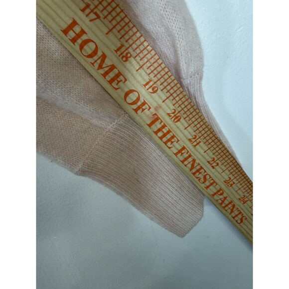 WRAP London Women’s Cardigan V-Neck 100% Cashmere Pink Sweater  Sz US 16 - Picture 6 of 12